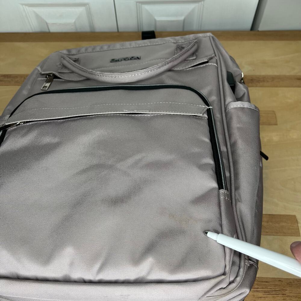 Empsign Diaper Bag Backpack Portable Bassinet Changing Station Waterproof USB - Picture 10 of 10